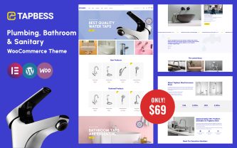 Tapbess Plumbsing, Bathroom and Sanitary WooCommerce Theme