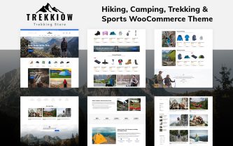 Trekkiow Hikeing, Cemping, Trakking and Sports Store WooCommerce Theme