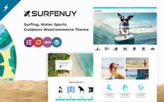 Surfenuy Surfsing, Waters Sports and Outdoors WooCommerce Theme
