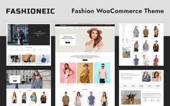 Fashioneic Fashions Store Elementors WooCommerce Theme