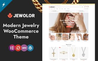 Jewolor Jewelrys Store Elemenator WooCommerce Theme