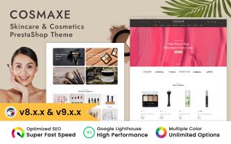 Cosmaxe Beauty & Cosmetic Shop Prestashop Theme