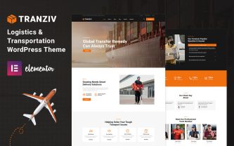 Tranziv Trans Portations & Logistics WordPress Theme