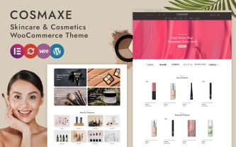 Cosmaxe Beautys & Cosmetic Shop WooCommerce Theme