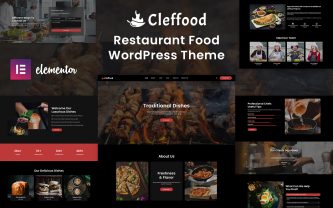 Cleffood Multipurposes Restaurants and Cafes WordPress Theme