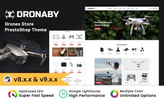 Dronaby - Drones, CCTV and Single Product Prestashop Theme
