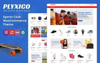 Plyxico - Sports, Gaming & Fitness Store WooCommerce Theme