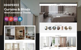 Draperee - Furniture, Drapes, Blinds & Curtains WooCommerce Theme
