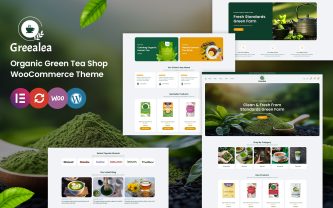 Greealea - Organic Tea Store WooCommerce WordPress Theme